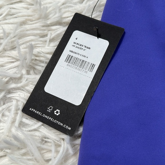NWT Lululemon Wunder Train High-Rise Short 6" Charged Indigo - Picture 2 of 5